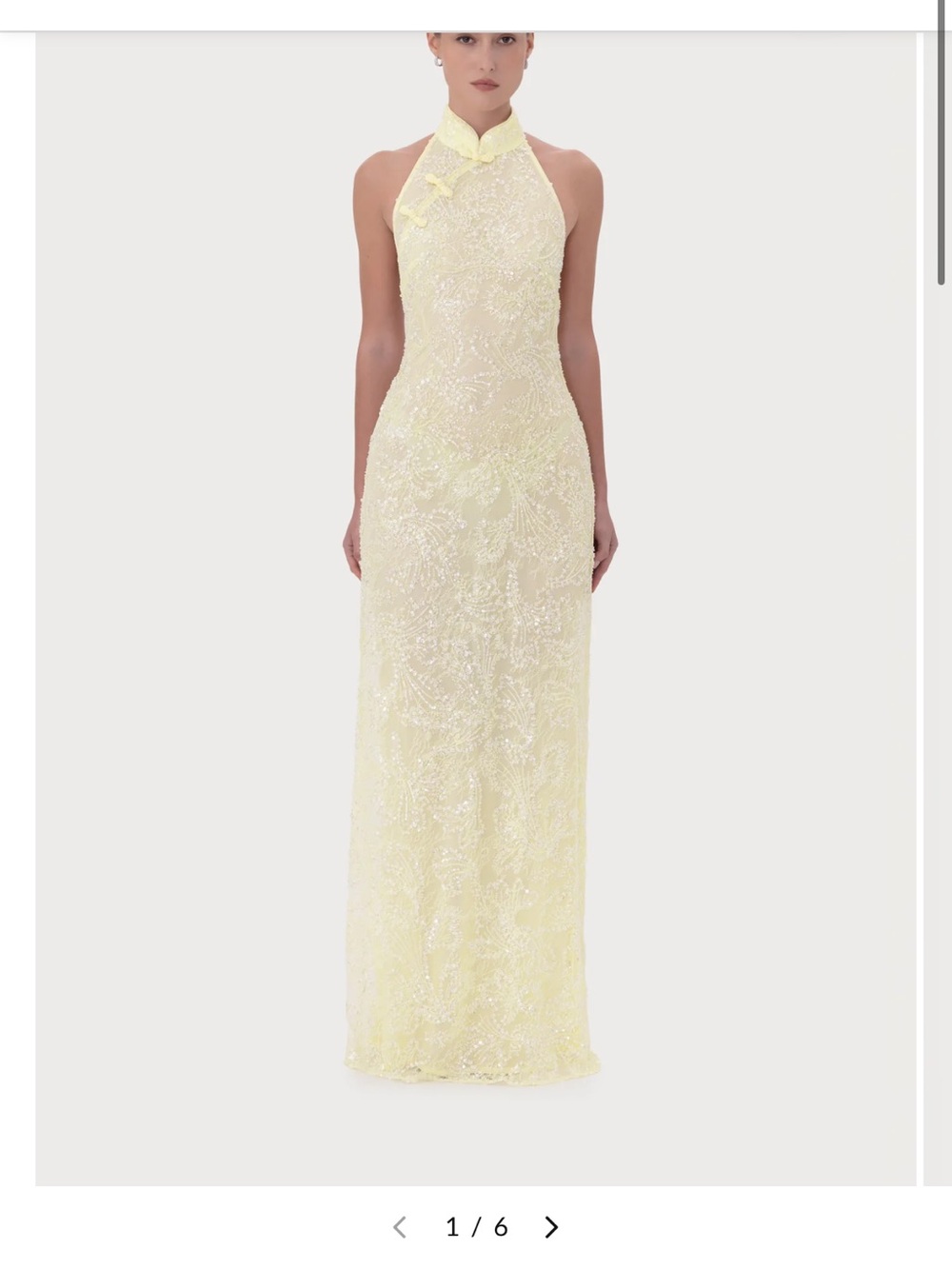 Sau Lee Grace Dress in yellow - Picture 2 of 7